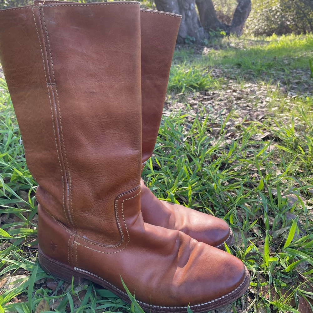 Frye Size 10 Brown Leather Boots